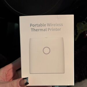 Portable Wireless Thermal Printer - White